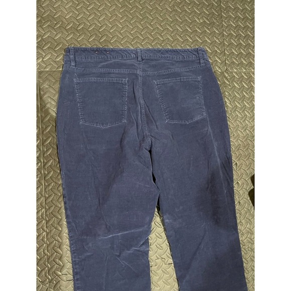 Talbot's Flawless Five Pocket Straight Curvy Navy Corduroy Pants, size 16 Long - Picture 8 of 8